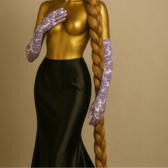 Toile Fancy Opera Gloves - Picture 1 of 7